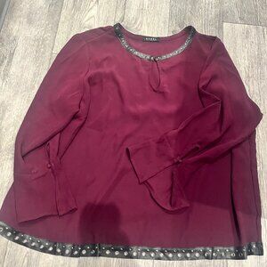 Rebel Wilson X Angels Womens 3X Purple Blouse